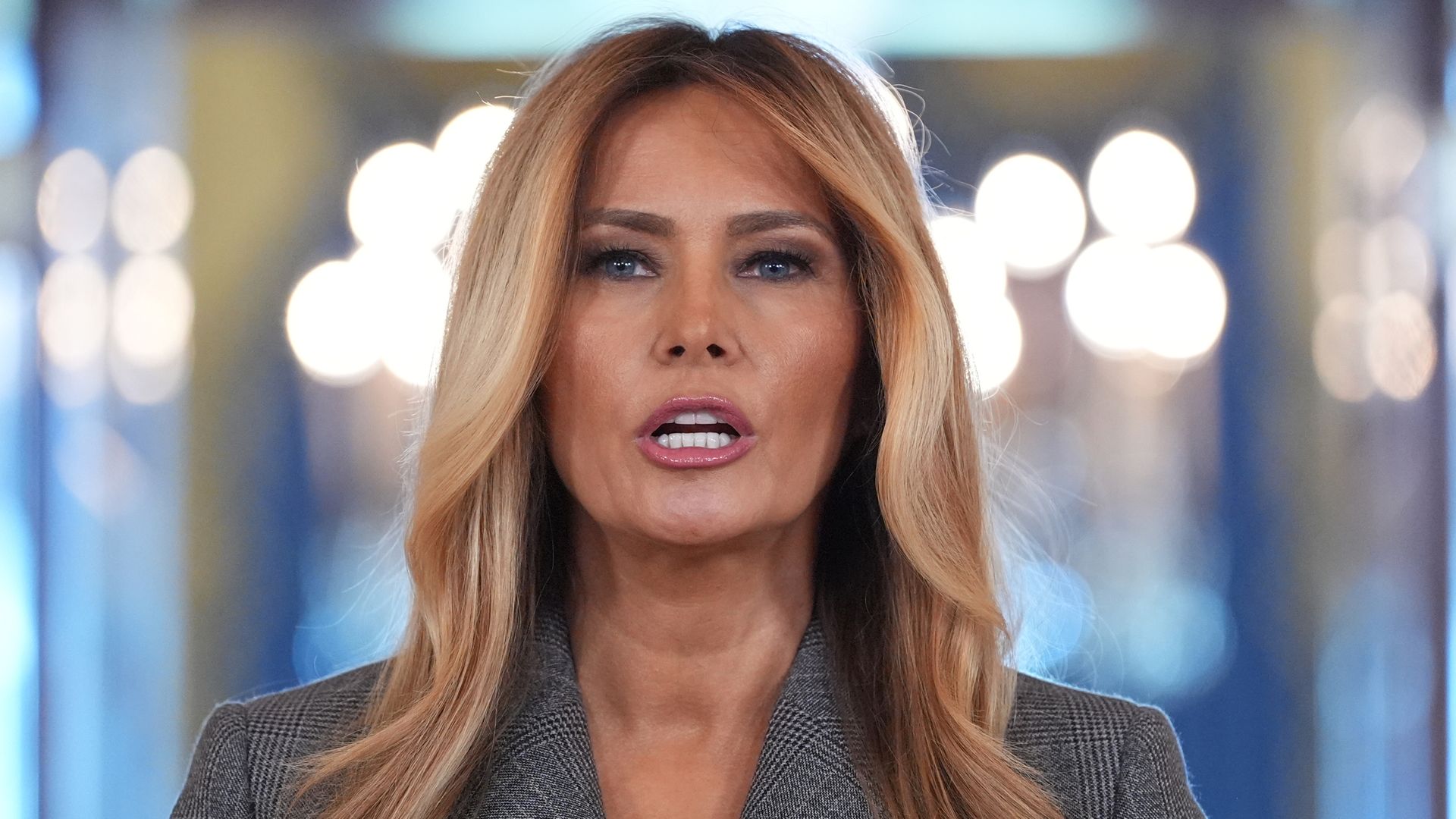 Melania Trump delivers surprise statement at White House to address Epstein relationship ‘lies’