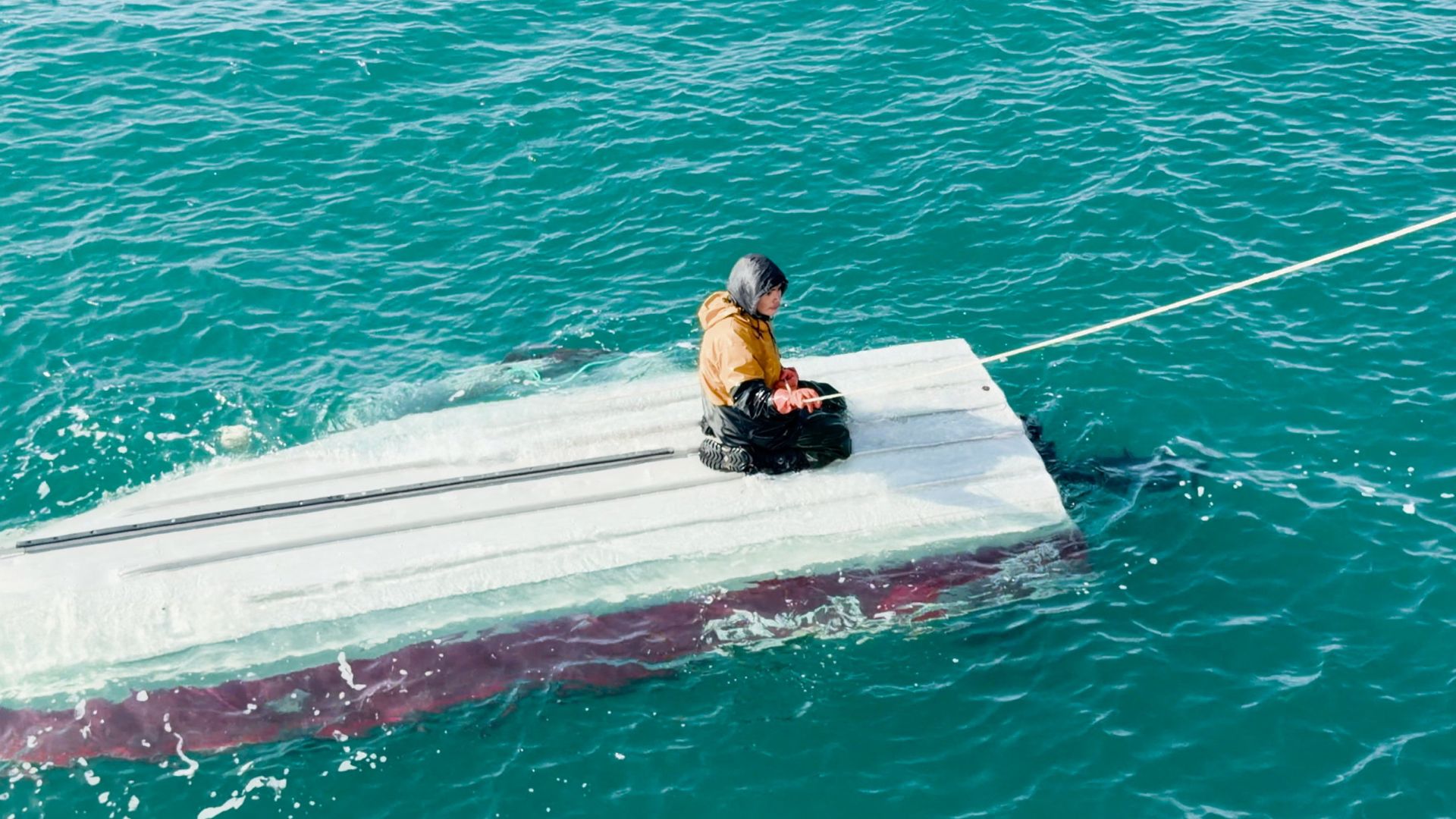 Boy, 15, found clinging to capsized boat off Alaska after surviving for days at sea