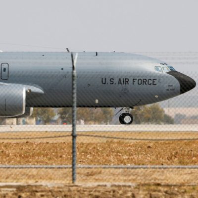 Four crew members killed in US refuelling plane crash in Iraq