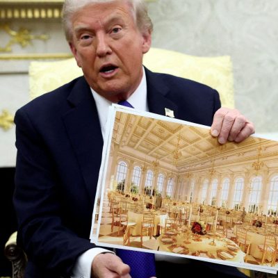 Trump voices outrage after judge orders halt to White House ballroom project