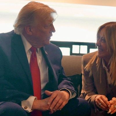 Trump hits back at Meloni after she said he ‘completely made up’ claim she ‘begged’ him for picture